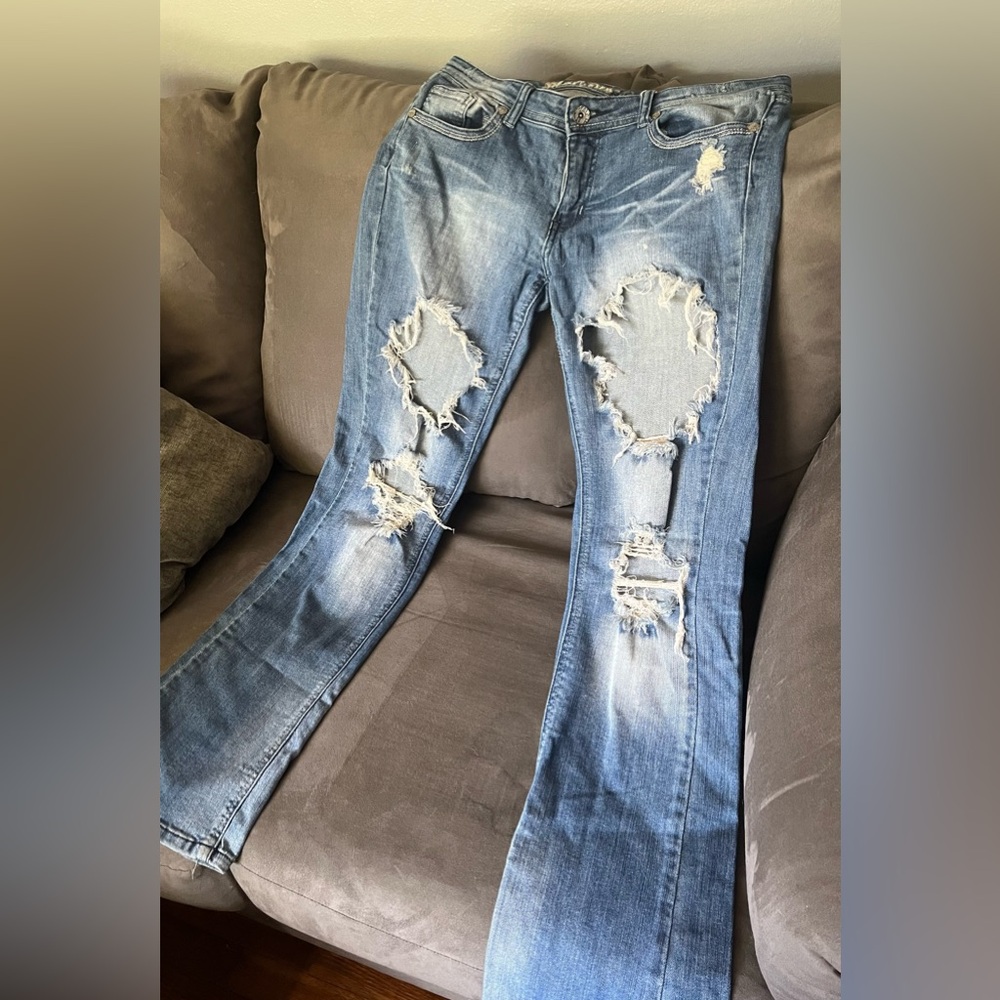 Machine Ripped Jeans - Picture 2 of 5